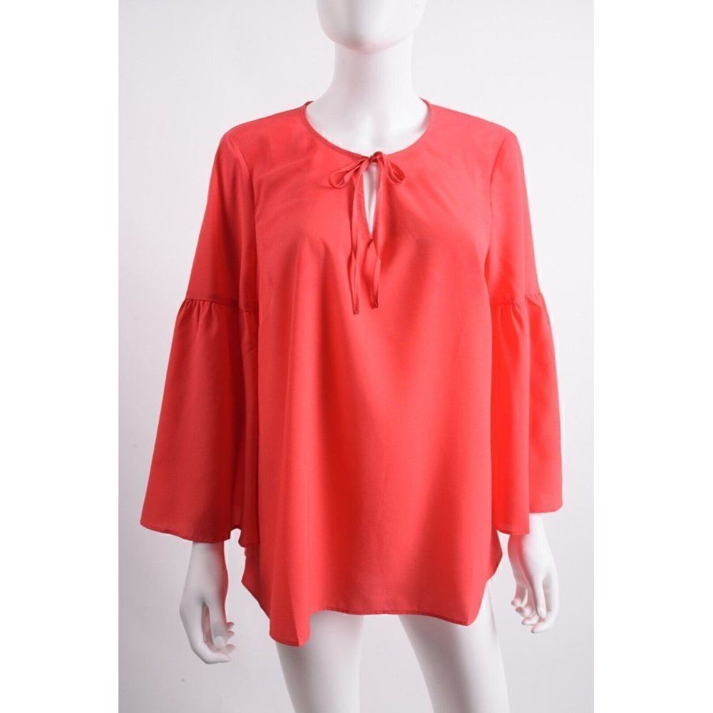 Boden Womens Boho Sleeve Blouse Shirt UK 14 US 10 Pink Coral NWT